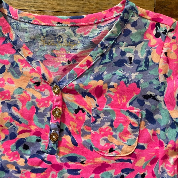 Lilly Pulitzer Girls Top Size Small (4/5) - Picture 2 of 5